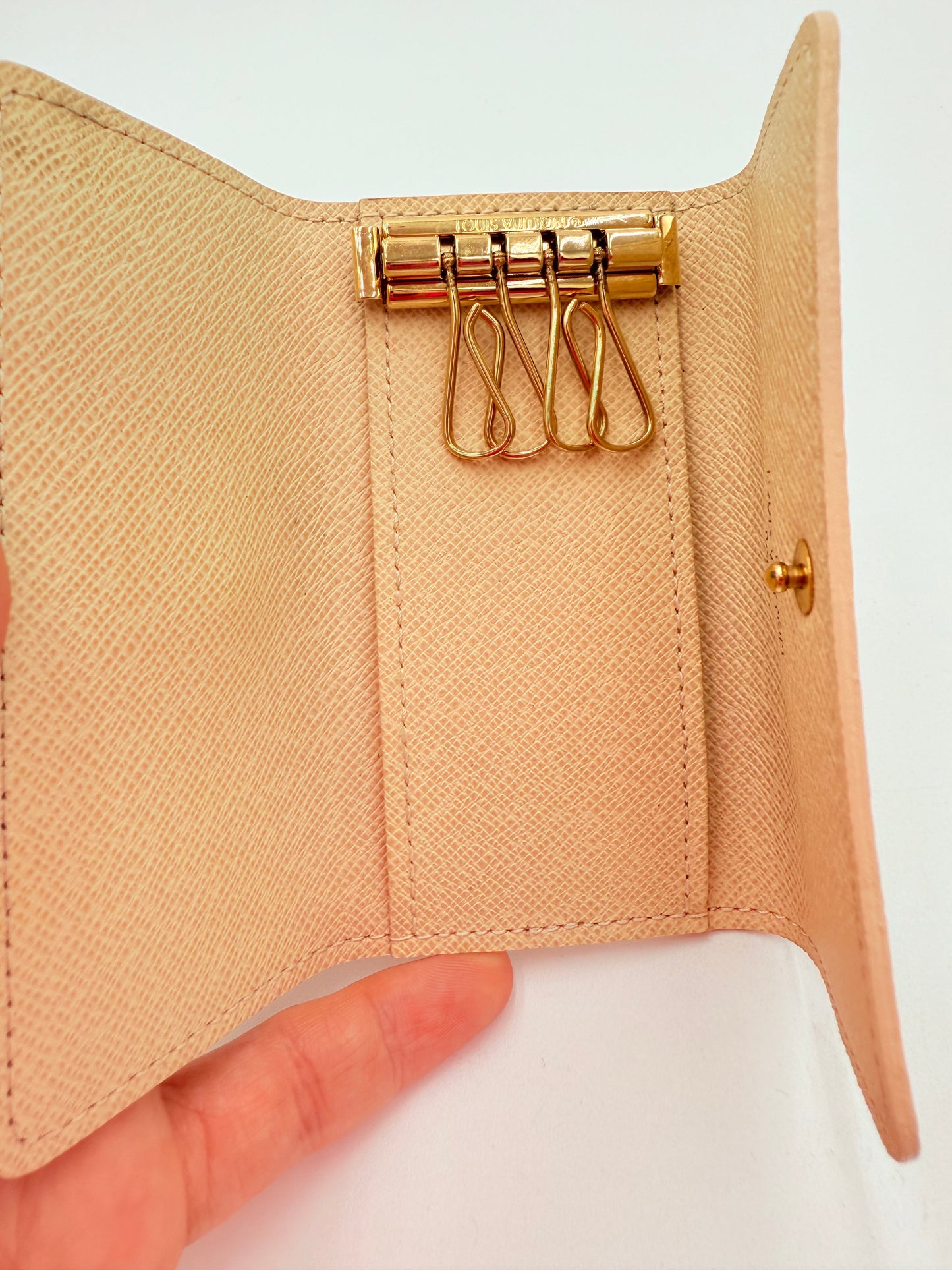 Accessory Luxury Designer Tag By Louis Vuitton In Cream