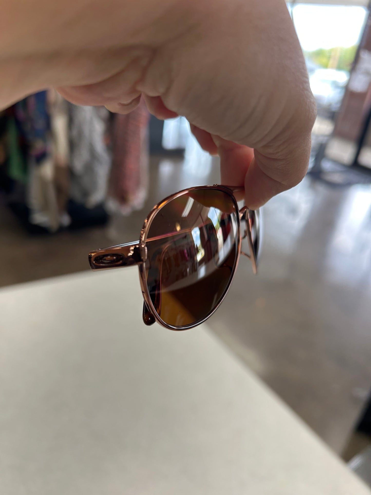 Sunglasses By Oakley In Gold