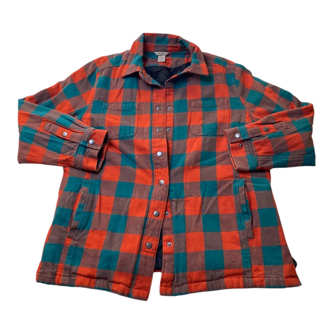Jacket Shirt By Duluth Trading In Plaid Pattern, Size:Xl