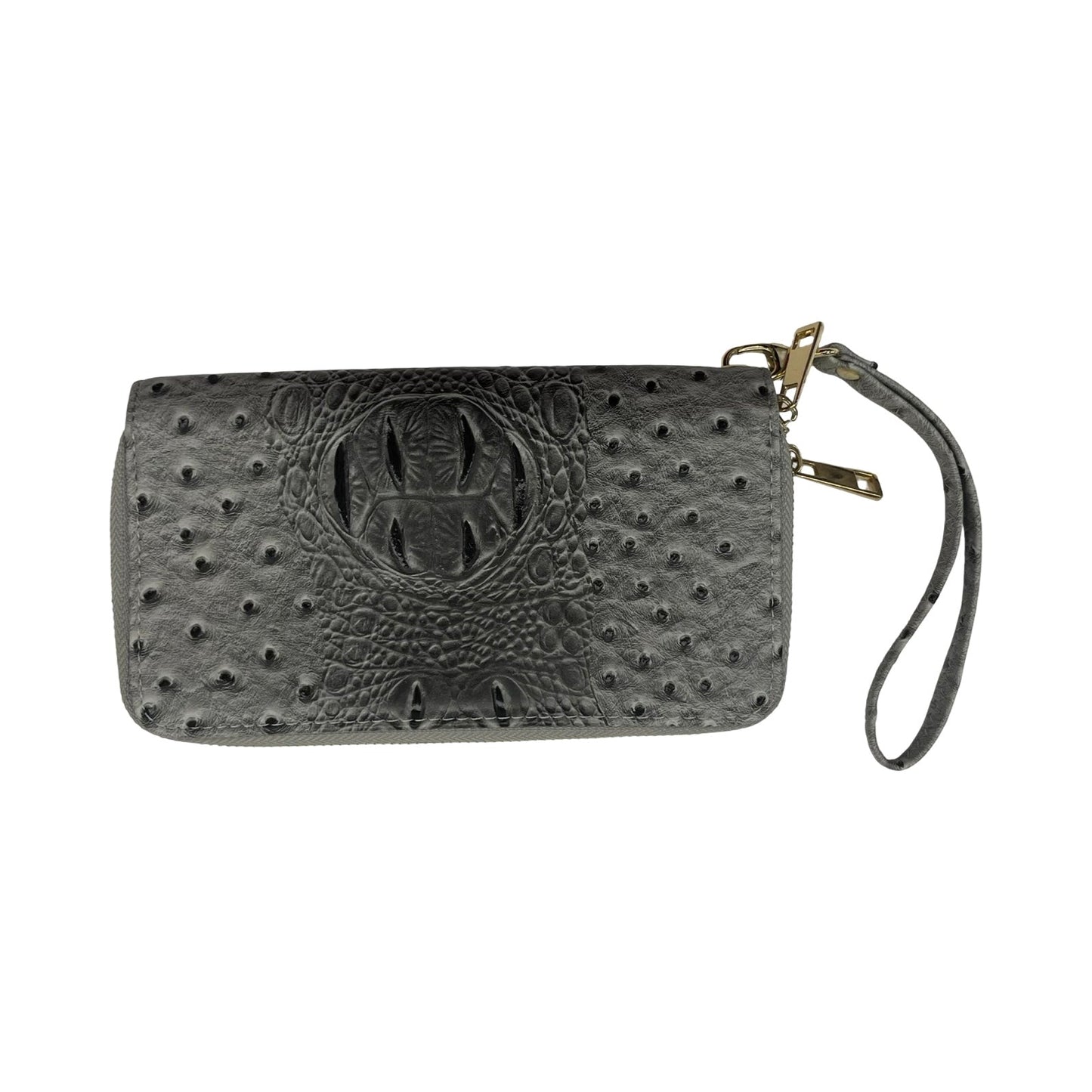 Wallet By Cme In Grey, Size:Large