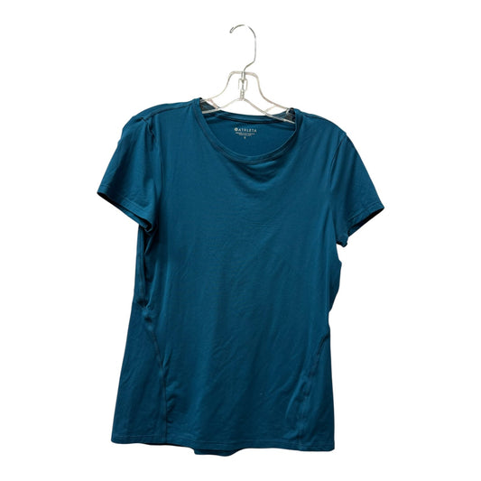 Athletic Top Ss By Athleta In Blue, Size:S