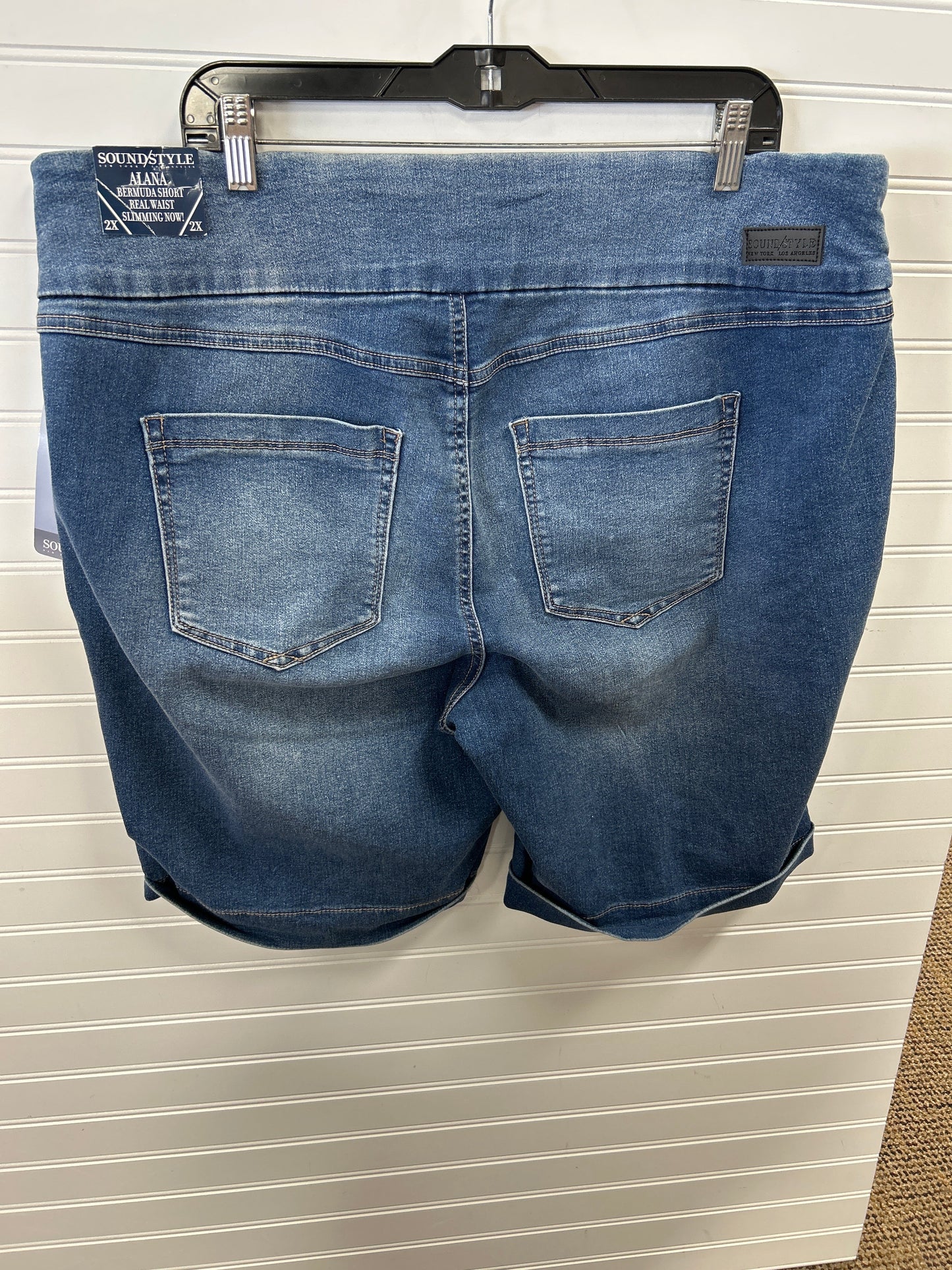 Shorts By Cmc In Blue Denim, Size:2X
