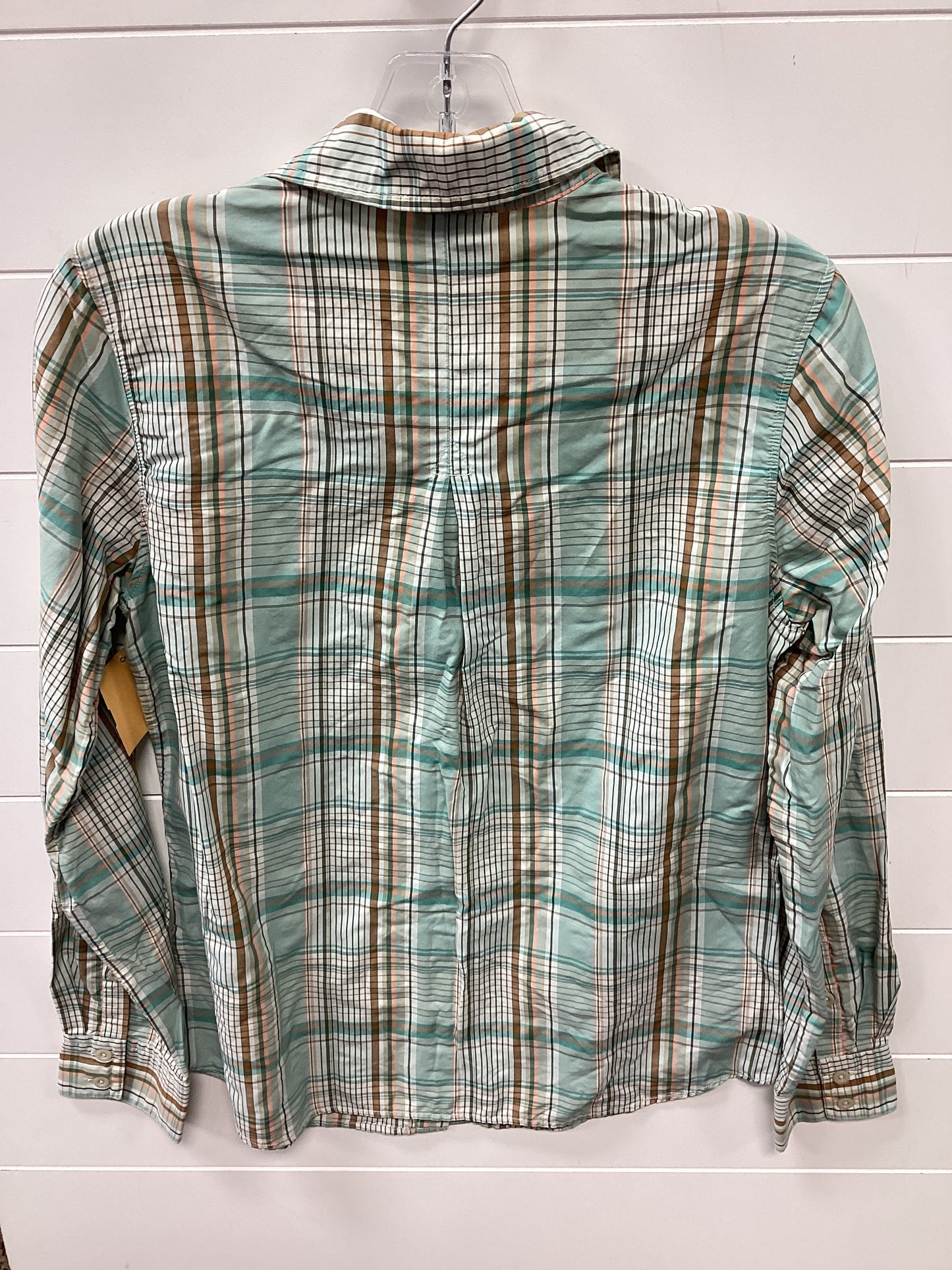 Athletic Top Ls Collar By Patagonia In Green, Size:6