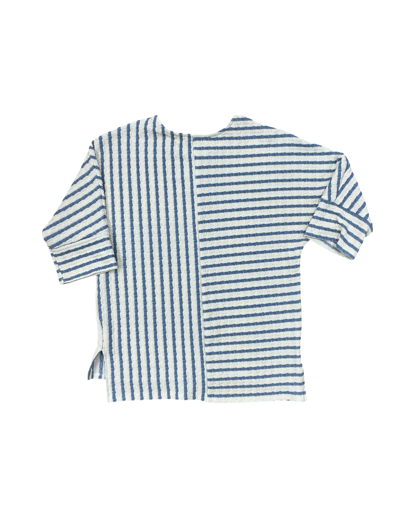 Top Ss By Keren Hart In Blue & White, Size:M