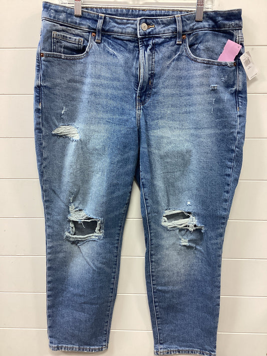 Jeans Straight By Old School In Blue, Size:16