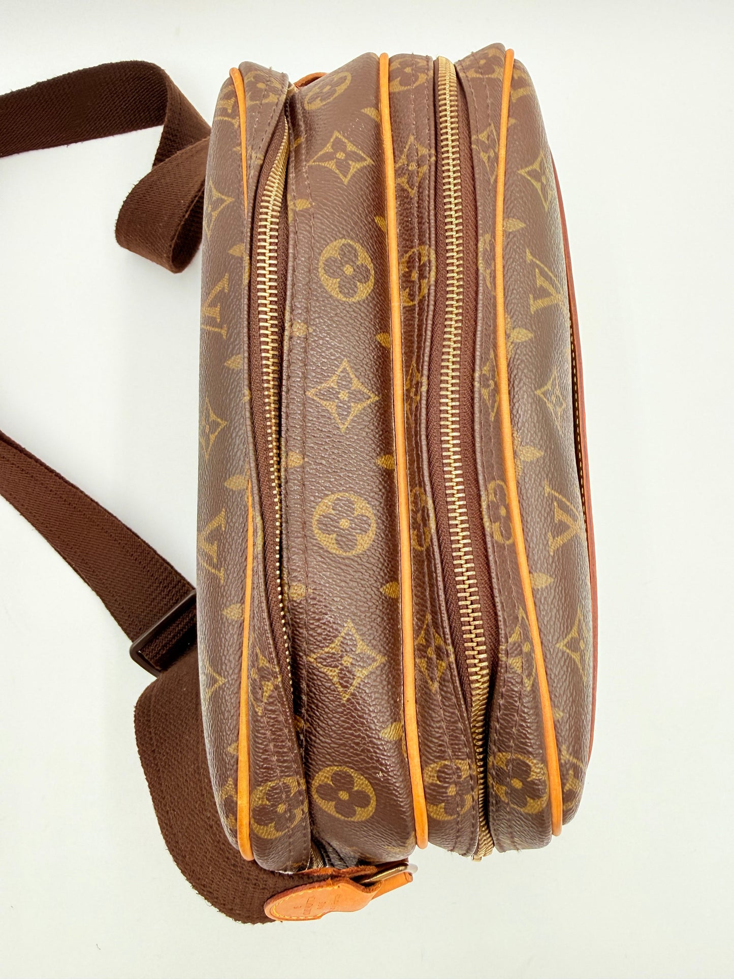 Crossbody Luxury Designer By Louis Vuitton In Brown & Tan, Size:Small