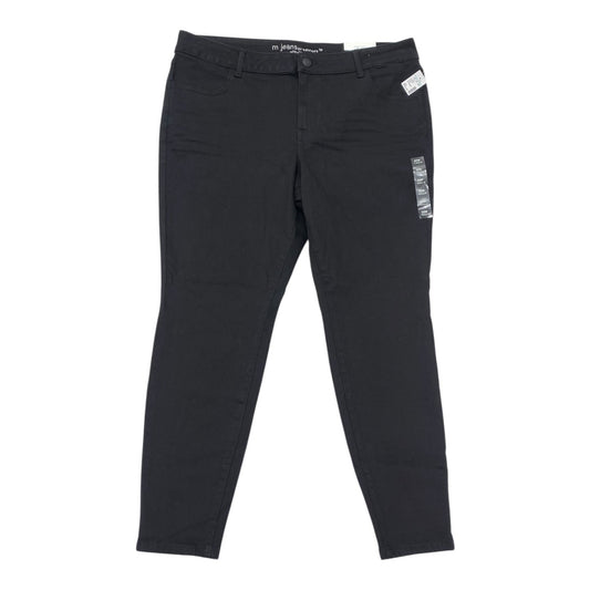 Jeans Jeggings By Maurices In Black Denim, Size:22