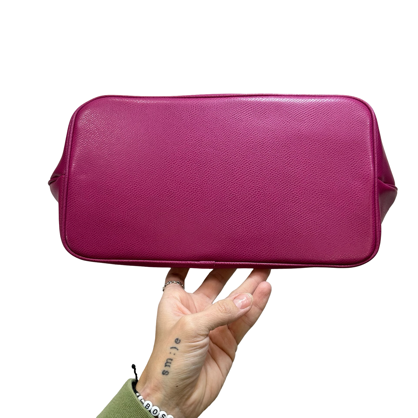 PLEAT Handbag Designer By Coach, Size: Medium