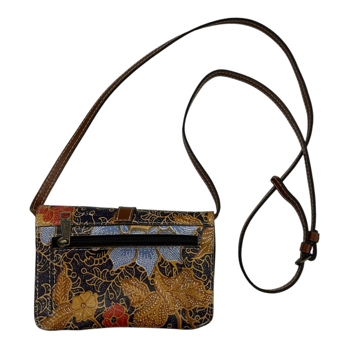 Crossbody Designer By Patricia Nash In Brown, Size:Medium