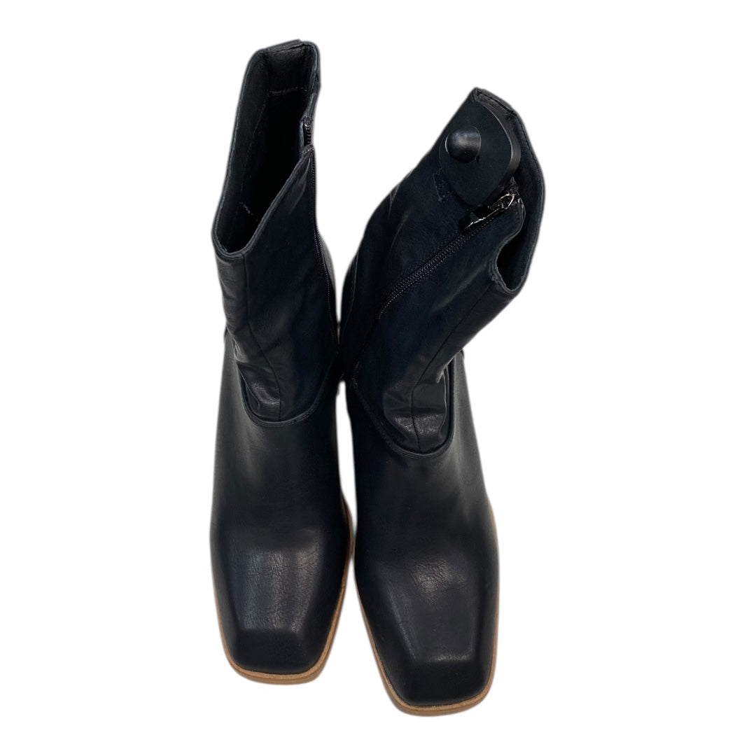 Boots Ankle Heels By BEAST FASHION In Black, Size:11