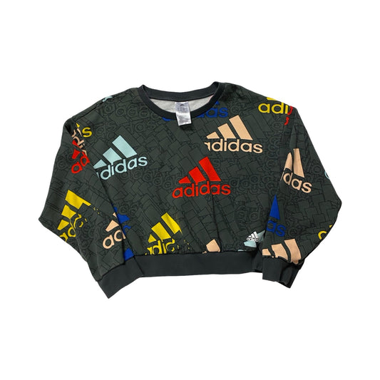 Athletic Sweatshirt Crewneck By Adidas In Multi, Size:S