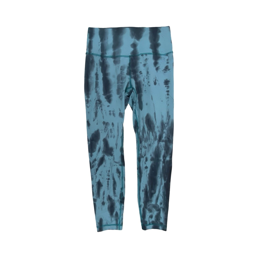 Athletic Leggings By Lululemon In Blue, Size:8