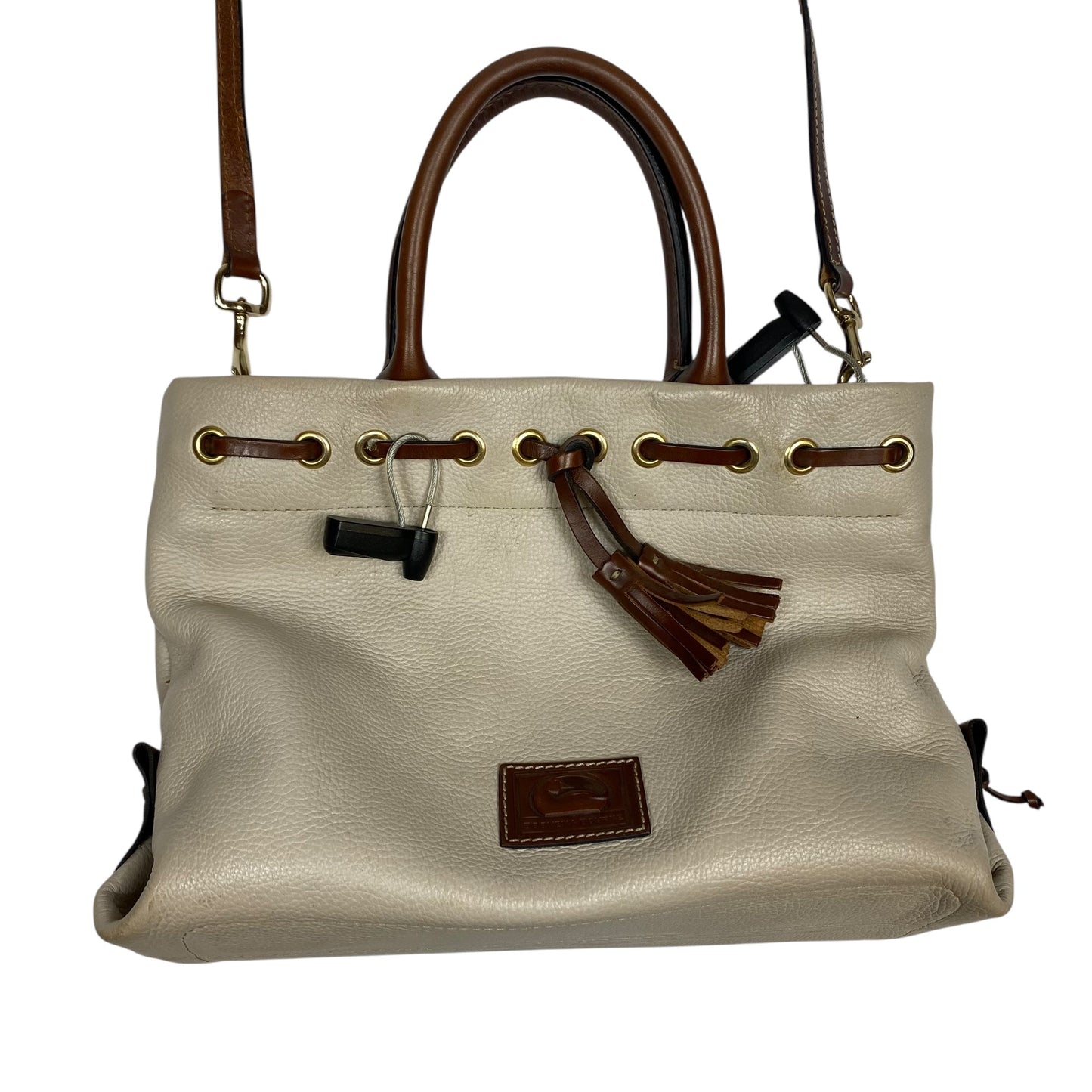 Crossbody Designer By Dooney And Bourke In Beige, Size:Medium