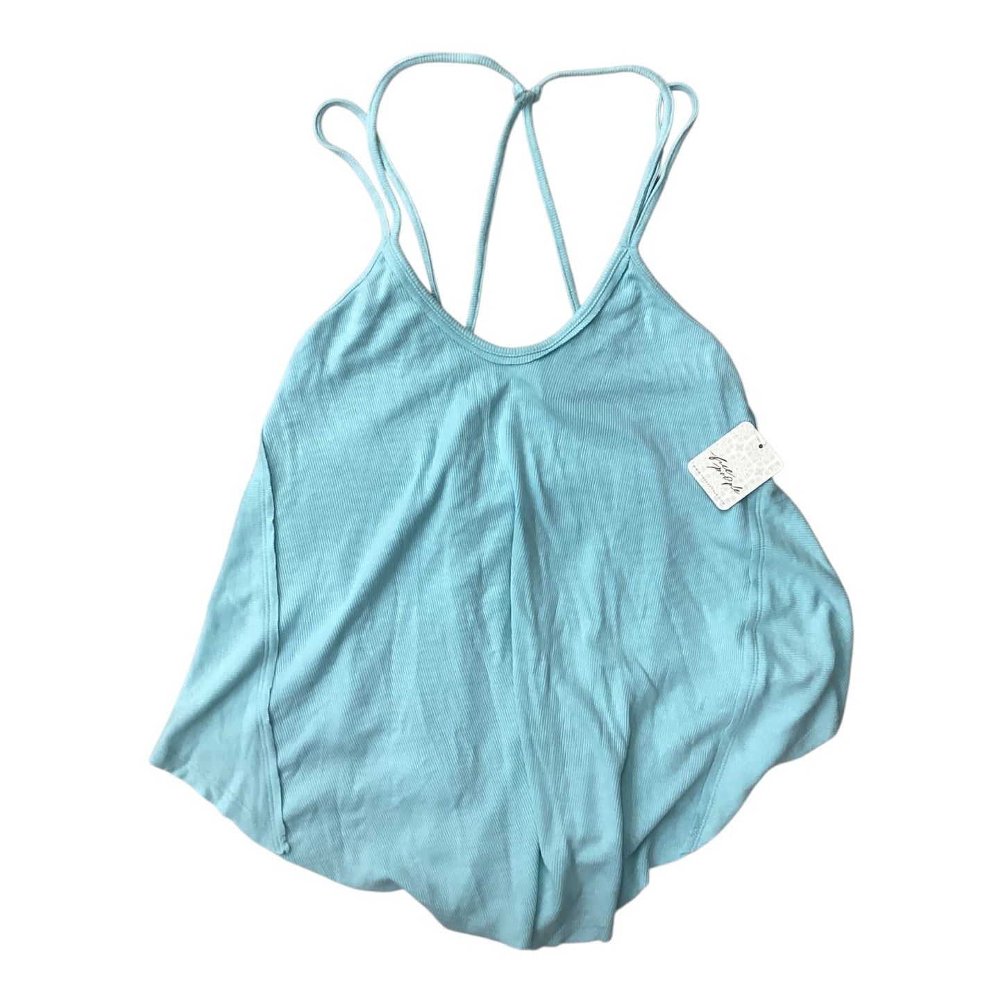 Top Sleeveless By Free People In Teal, Size:Xs