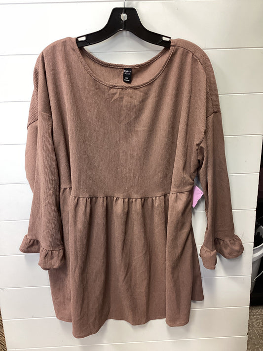 Top Ls By Emery Rose In Brown, Size:1X