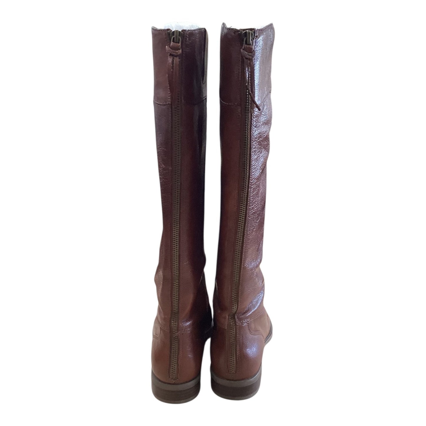 Boots Knee Flats By Nine West In Brown, Size:7.5
