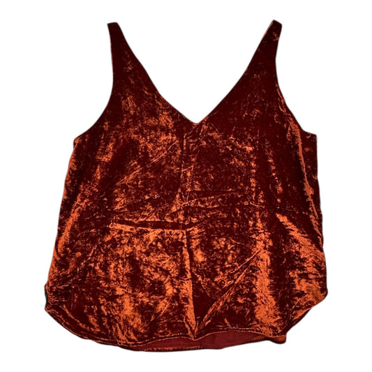 Top Sleeveless By Loft In Copper, Size:M