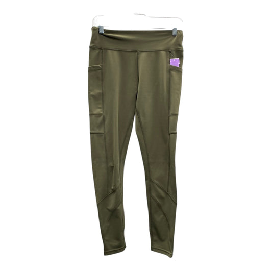 Athletic Leggings By Fitkicks In Green, Size:M