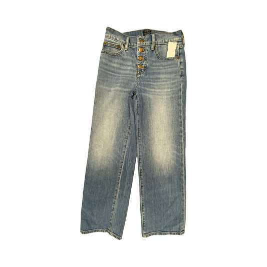 Jeans Wide Leg By J. Crew In Blue, Size:0P