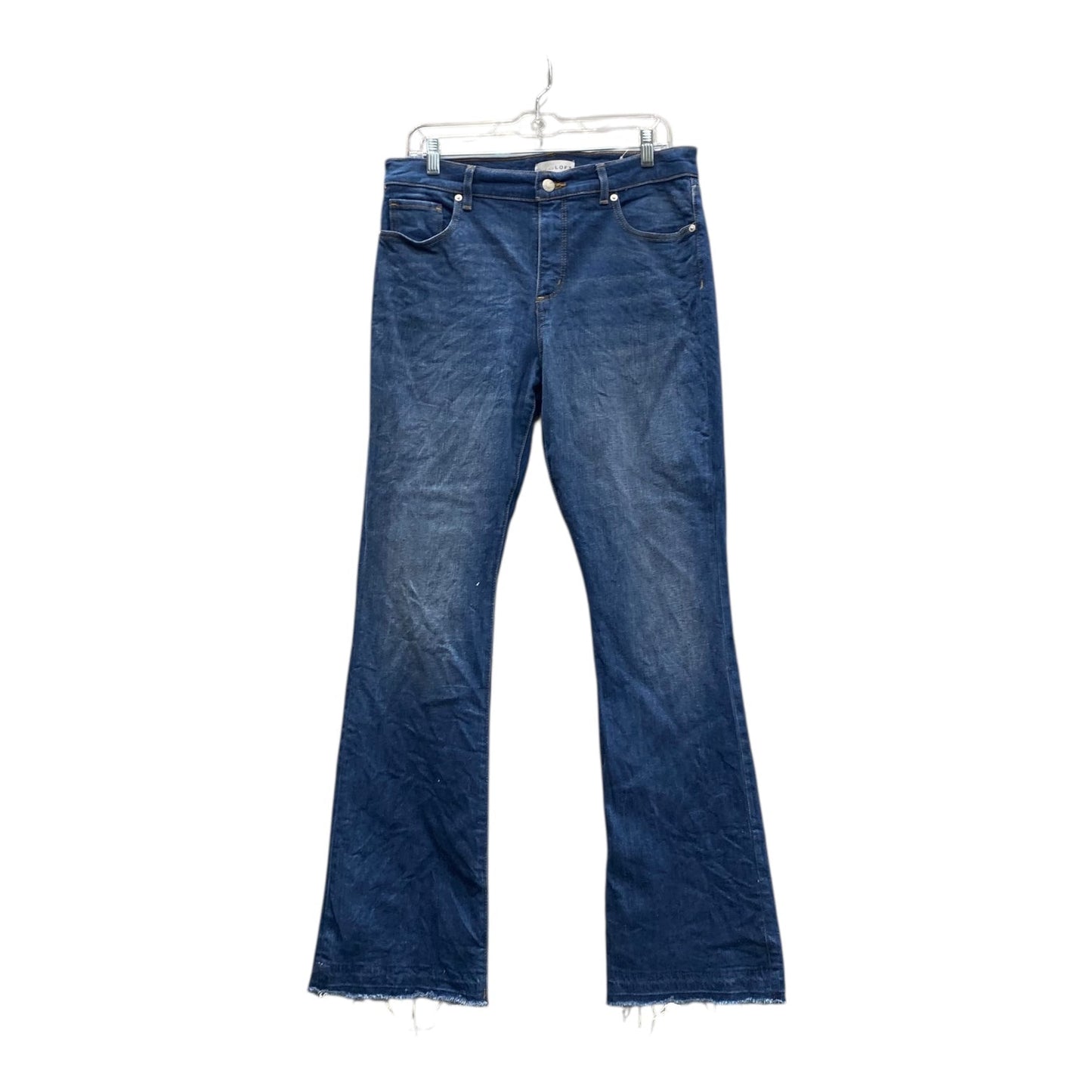 Jeans Wide Leg By Loft In Blue, Size:10