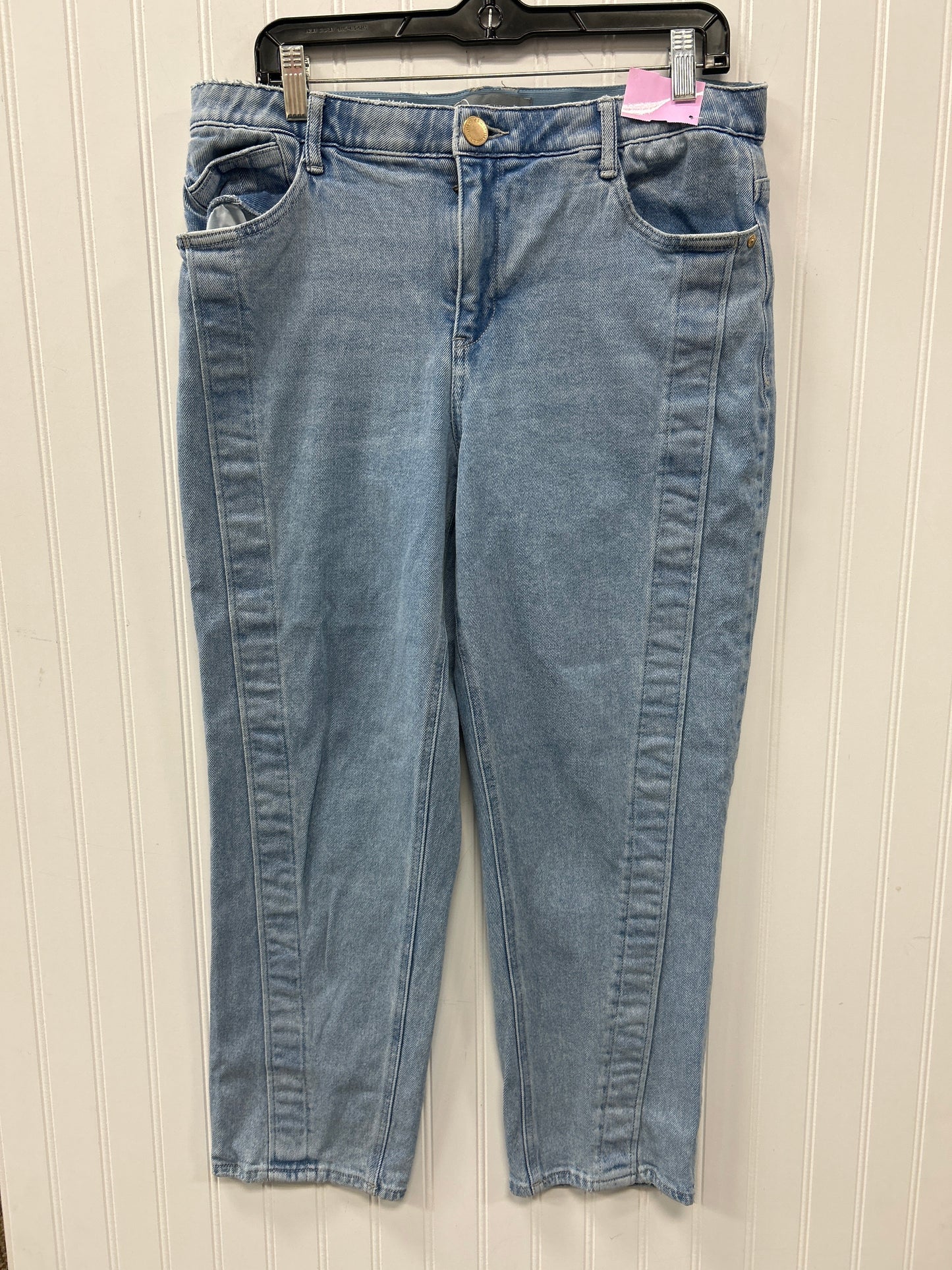 Jeans Straight By Wit & Wisdom In Blue Denim, Size:12