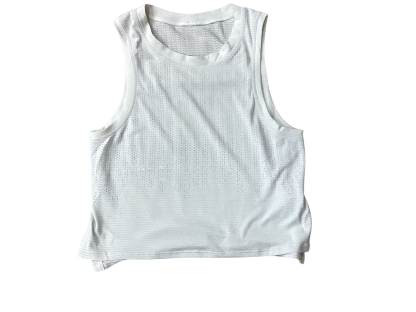 Athletic Tank Top By Lululemon In White, Size:S