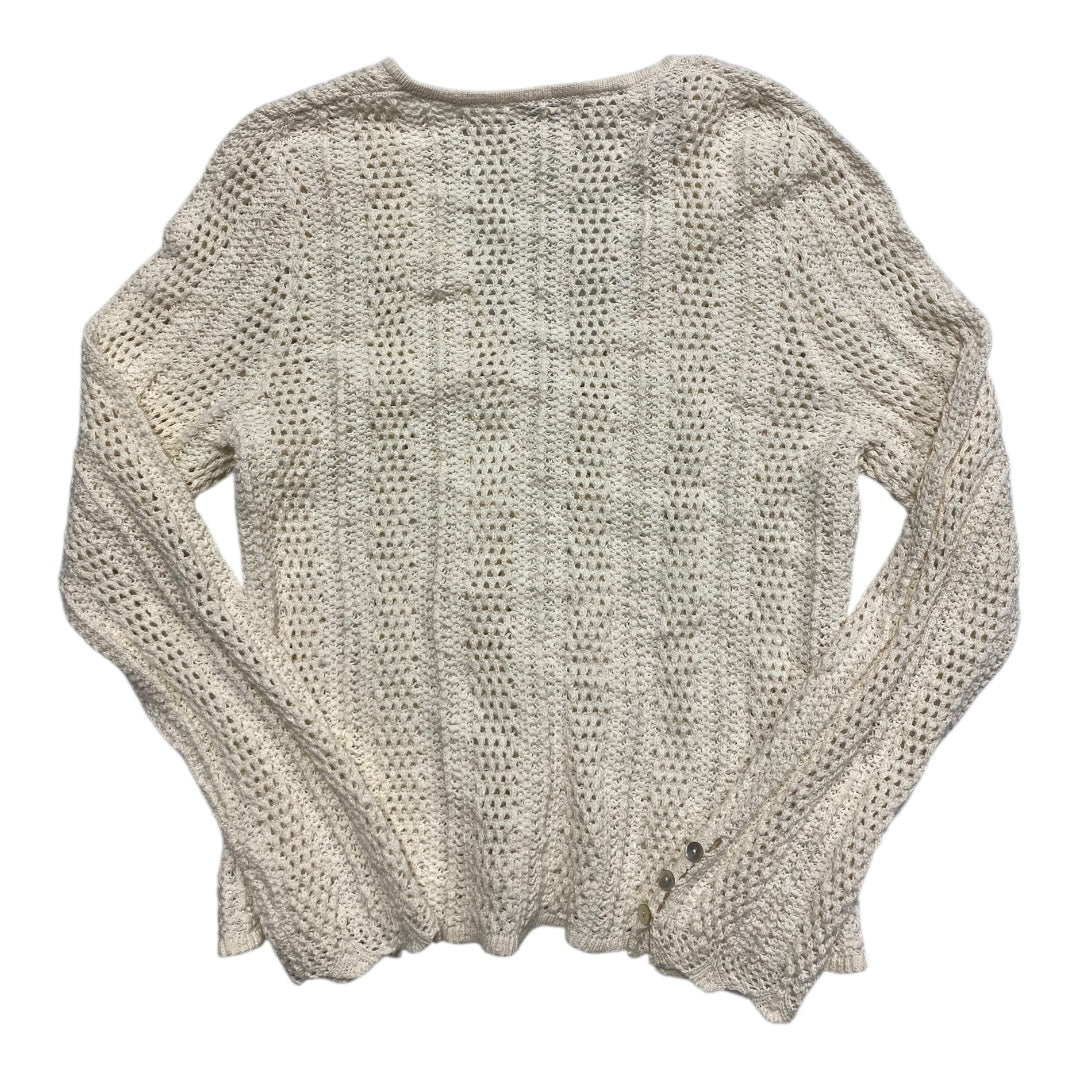 Sweater Cardigan By Sundance In Cream, Size:S