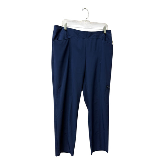 Athletic Pants By Chicos In Navy, Size:L