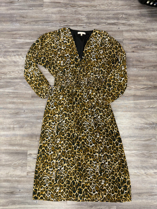 Dress Party Midi By Wayf In Animal Print, Size:L