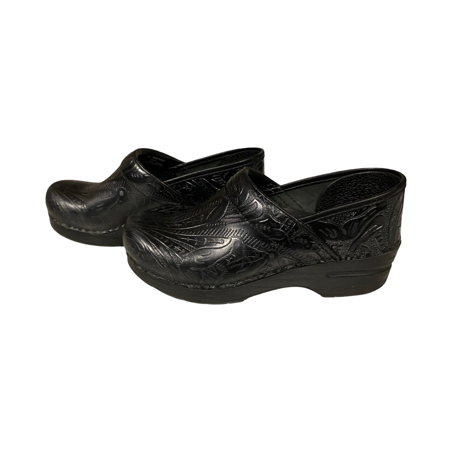 Shoes Heels Block By Dansko In Black, Size:7.5