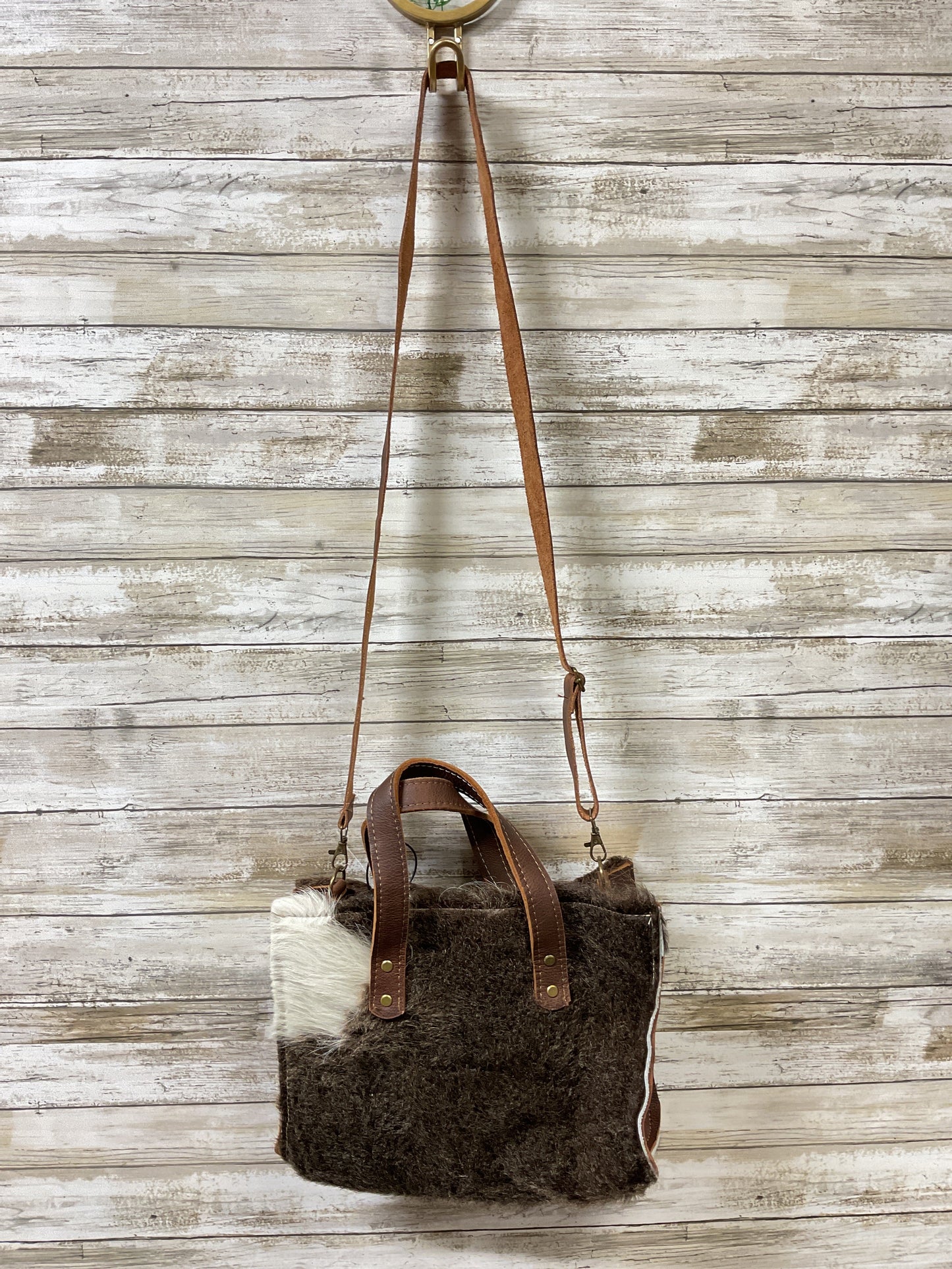 Handbag By Cmb In Brown, Size:Medium