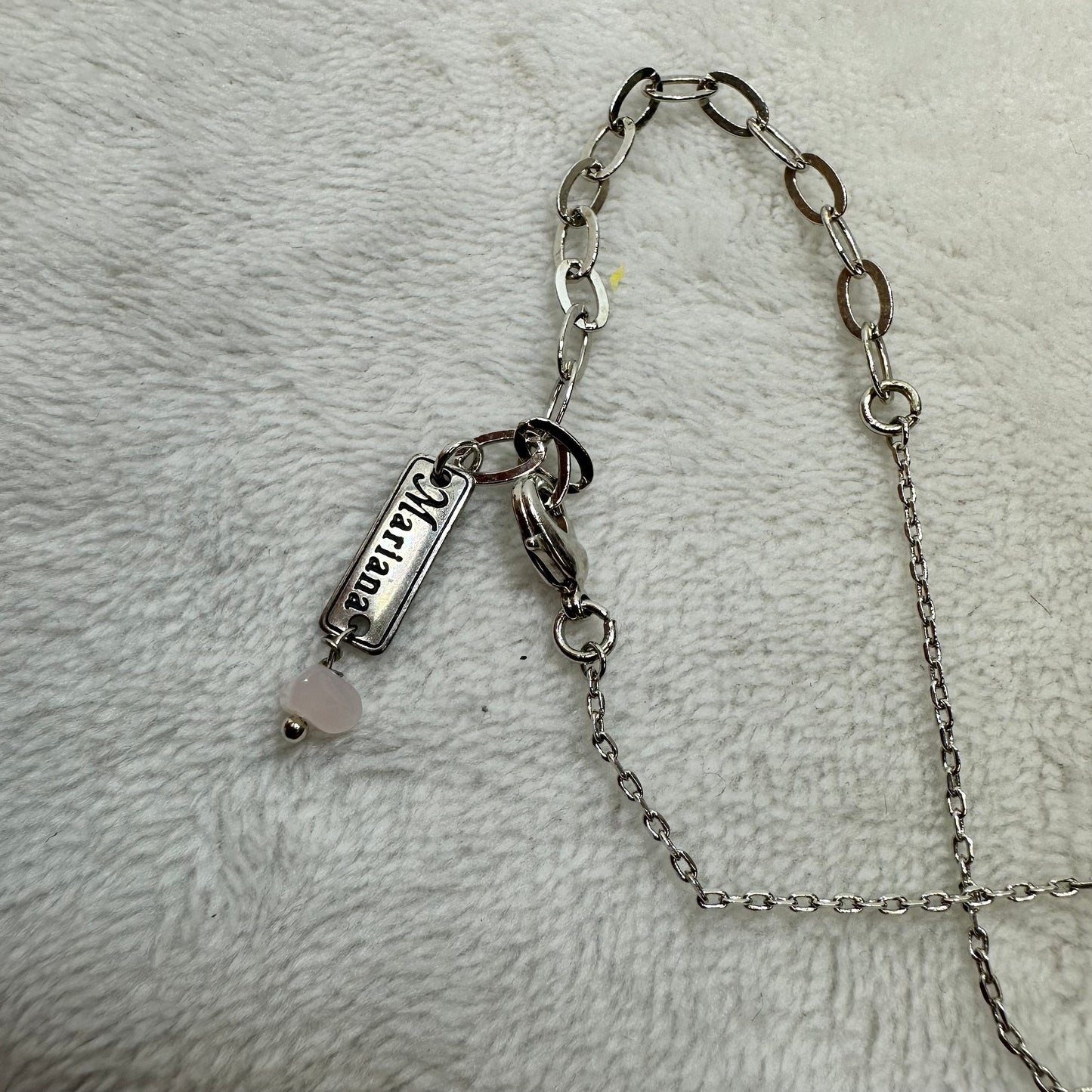 Silver necklace By Mariana, Size: