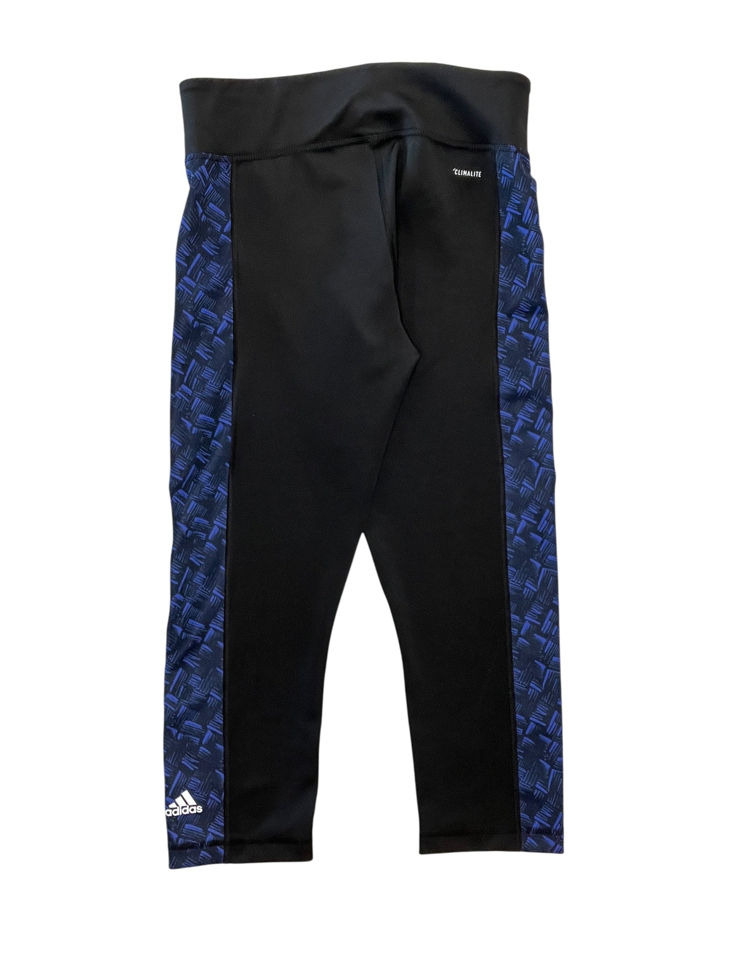 Athletic Leggings Capris By Adidas In Black, Size:S