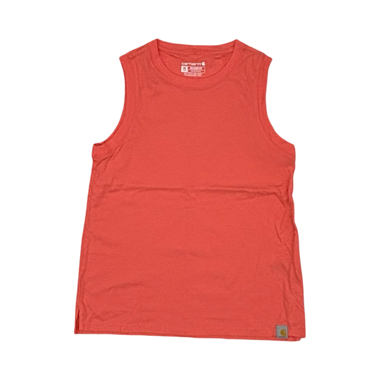Top Sleeveless By Carhartt In Orange, Size:Xs