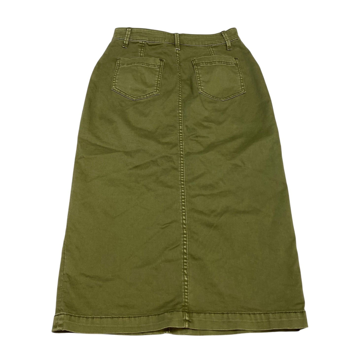 Skirt Midi By Anthropologie In Green, Size:Xs