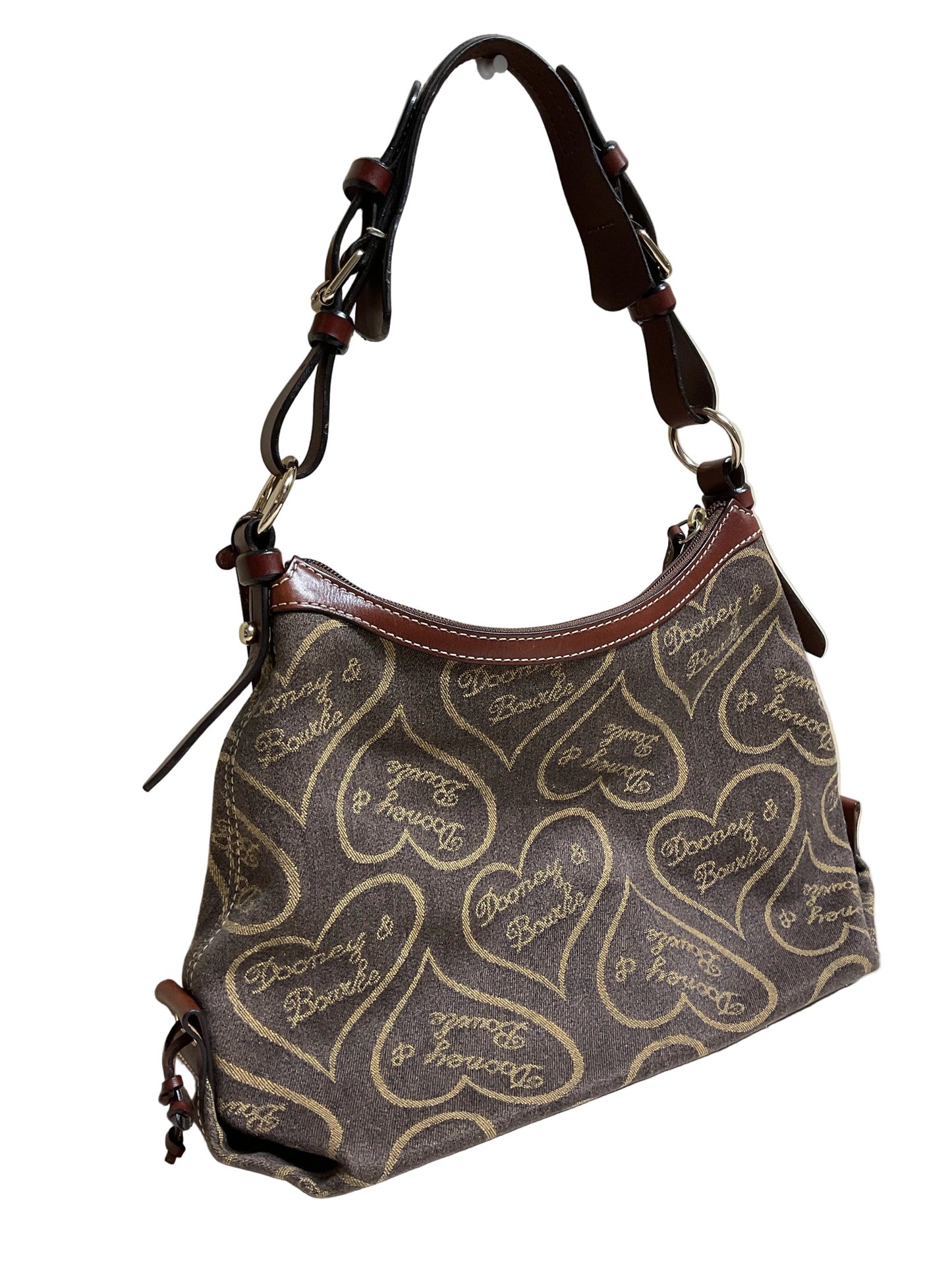 Handbag Designer By Dooney And Bourke In Brown, Size:Medium