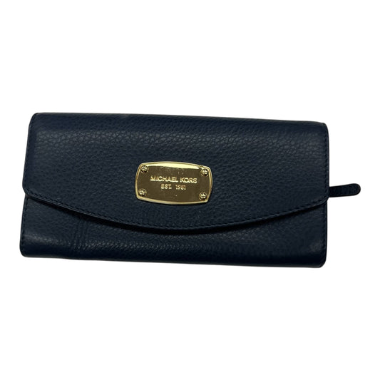 Wallet Designer By Michael Kors In Blue, Size:Medium