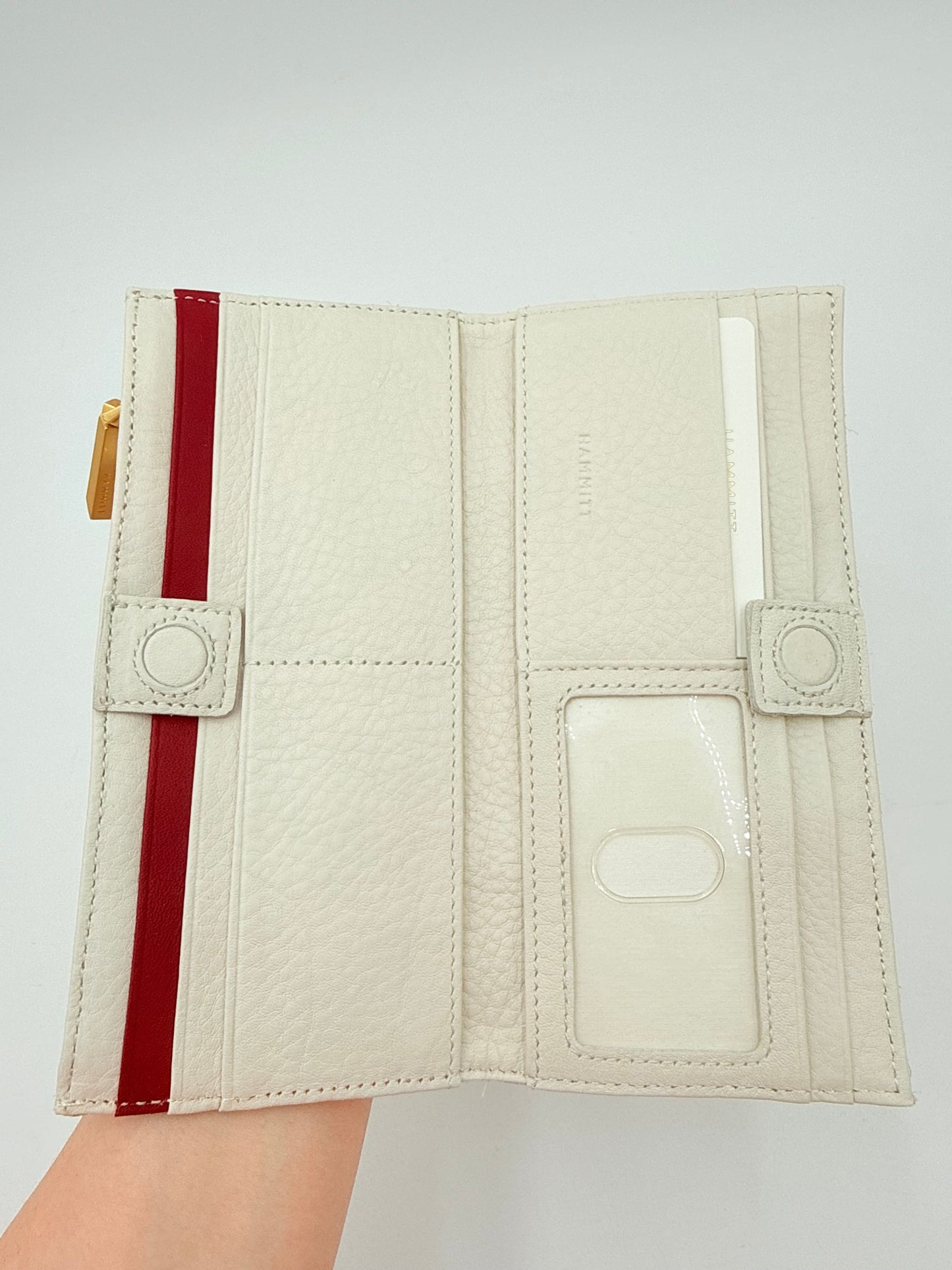 Wallet Leather By Hammitt, Size: Large