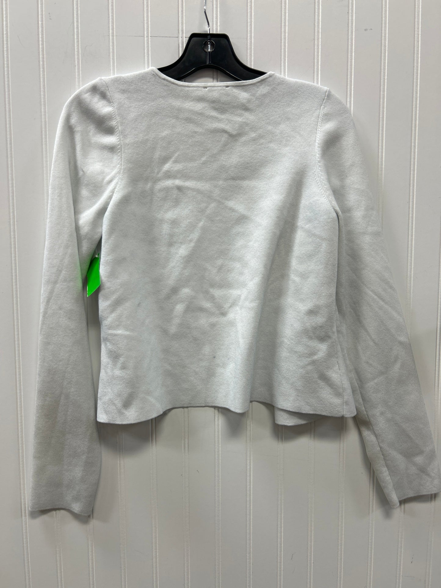 Cardigan By Express In White, Size:Xl