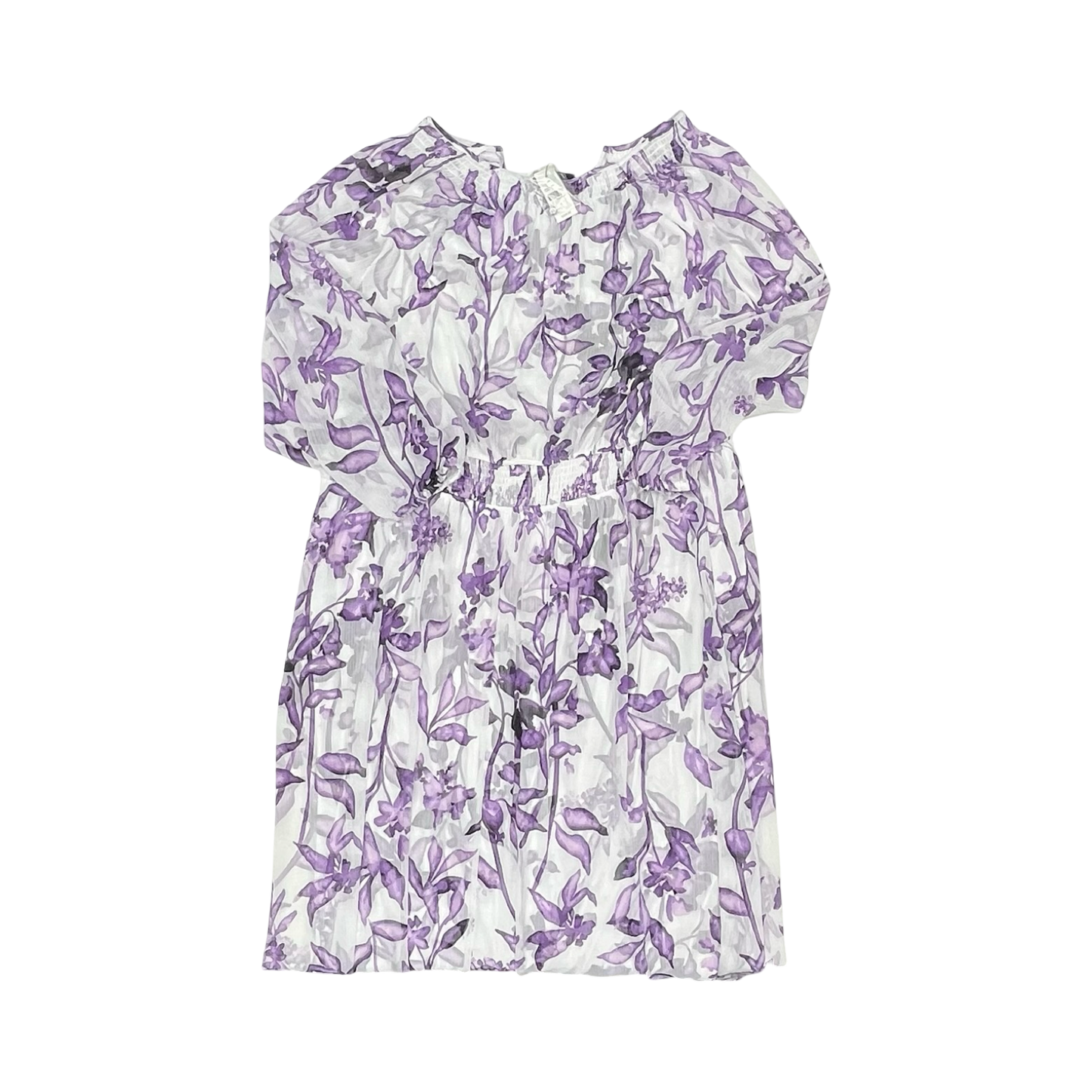 Dress Party Long By Lane Bryant In Purple & White, Size:4X