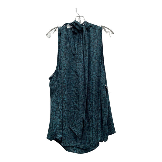 Top Sleeveless By Ava & Viv In Green, Size:4X
