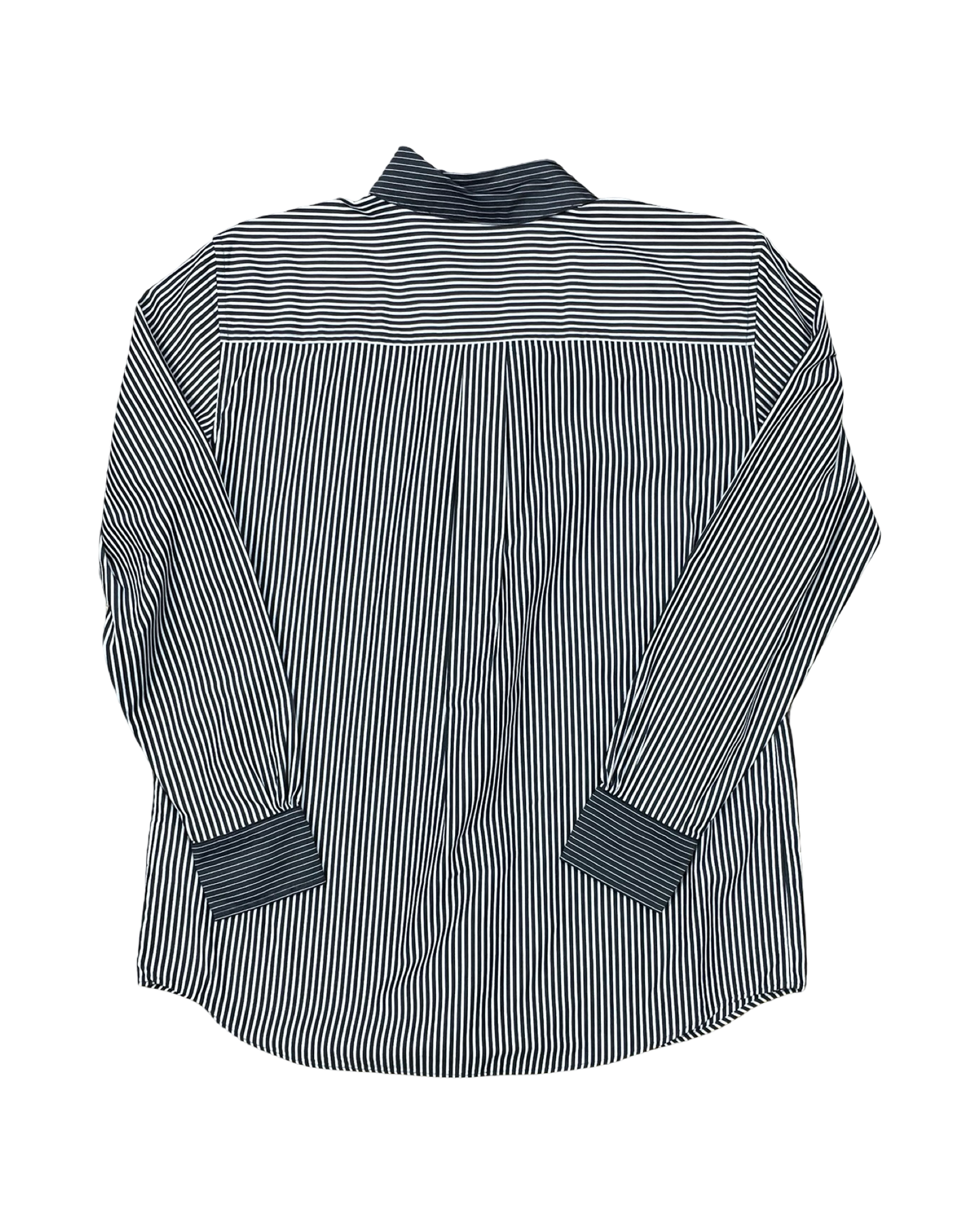 Blouse Ls By Brooks Brothers In Blue & White, Size:S