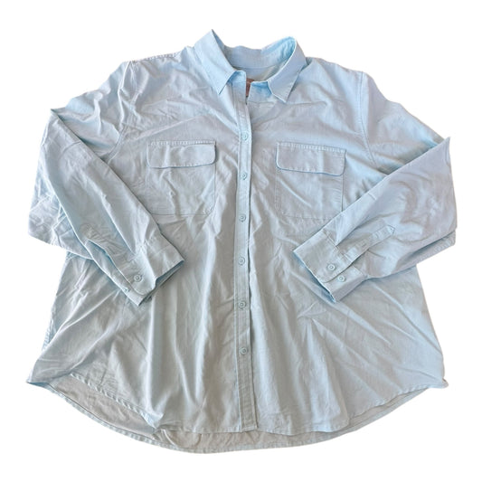 Top Ls By Chicos In Blue, Size:20