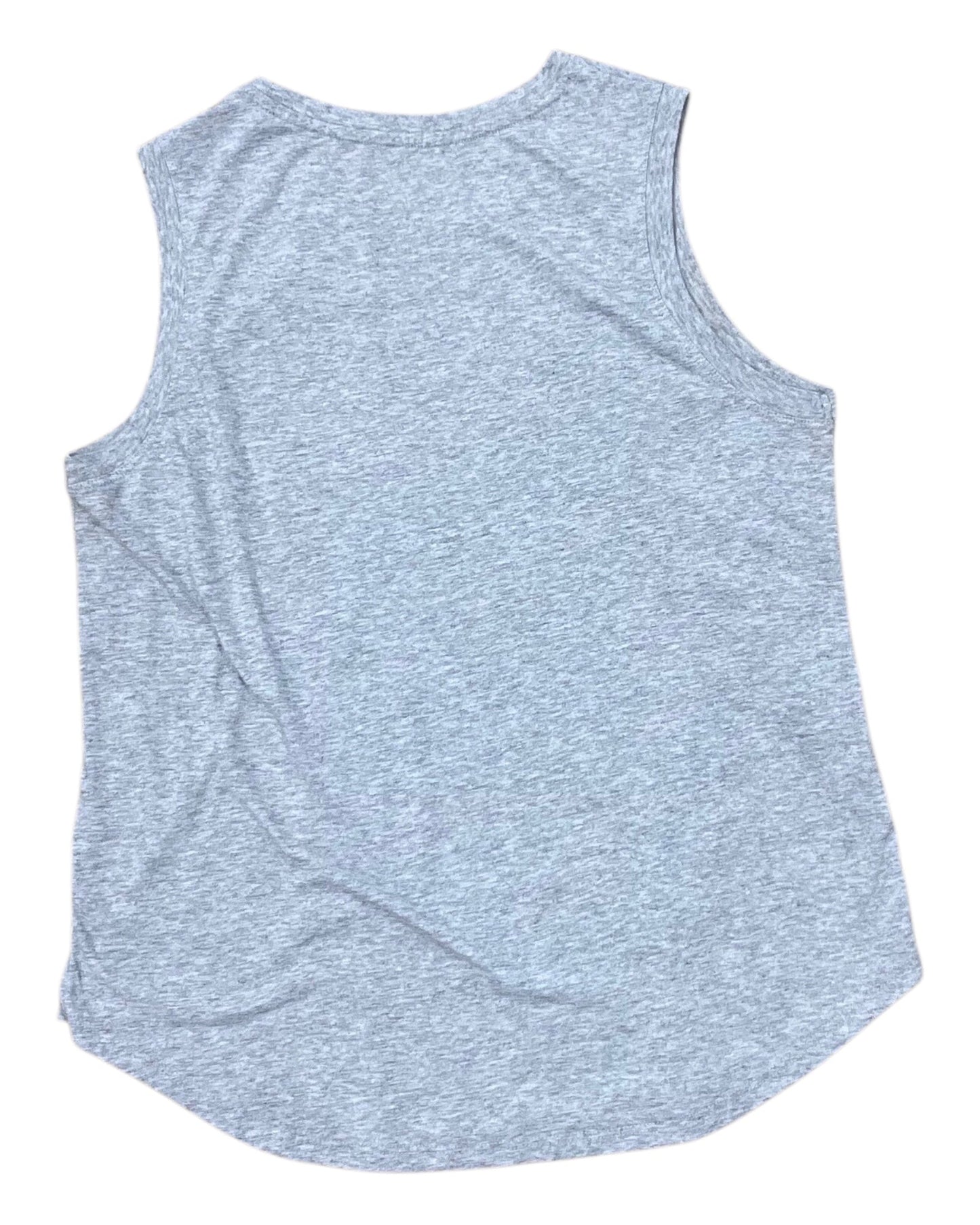Tank Top By Clothes Mentor In Grey, Size:L