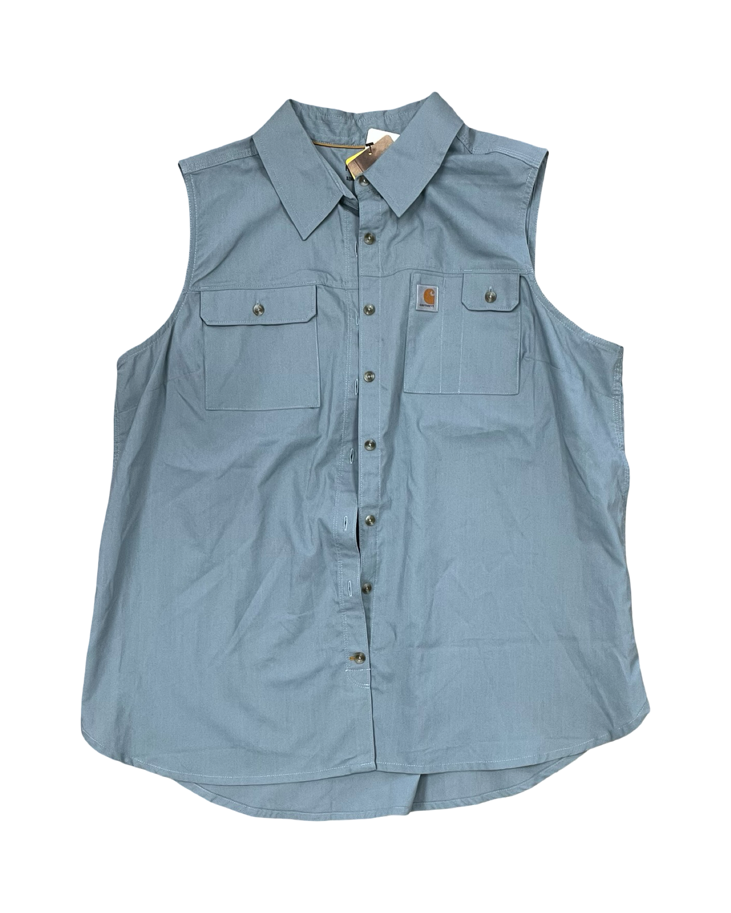 Top Sleeveless By Carhartt In Blue, Size:Xl