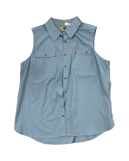 Top Sleeveless By Carhartt In Blue, Size:Xl