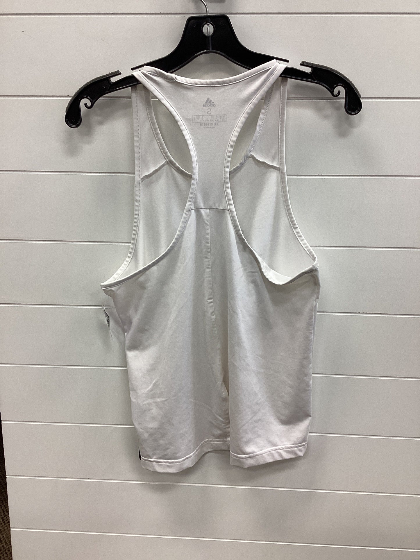 Athletic Tank Top By Adidas In White, Size:S