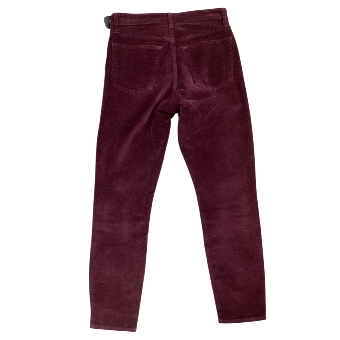 Pants Corduroy By Lucky Brand In Maroon, Size:4