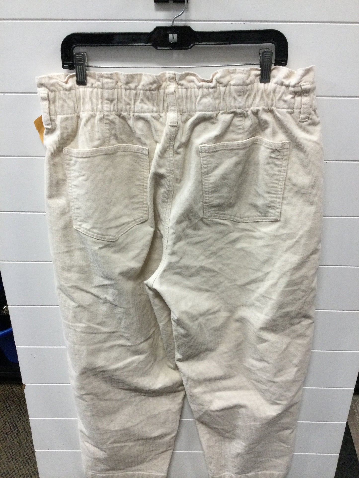 Pants Corduroy By American Eagle In Cream, Size:14