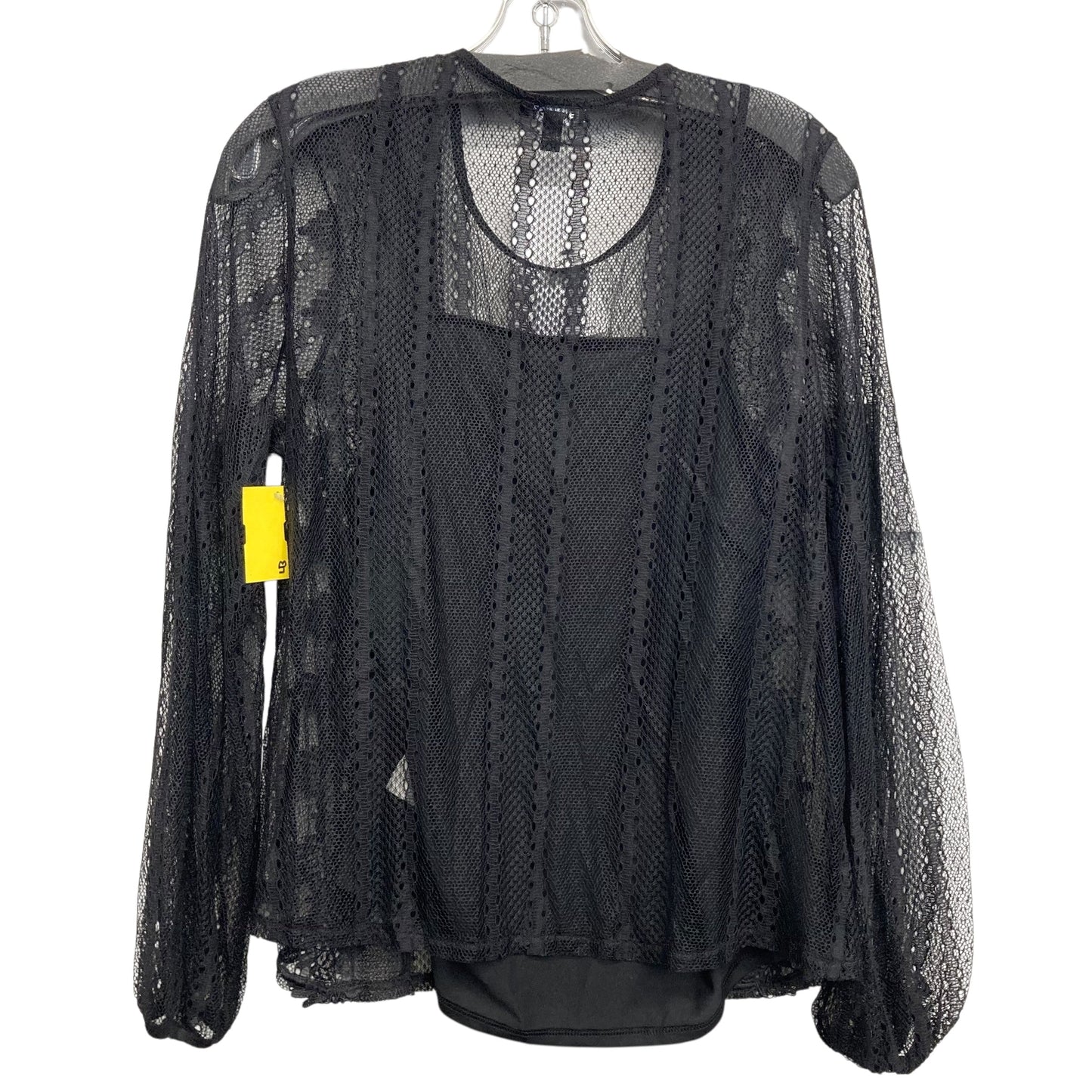 Top Ls By Express In Black, Size:L